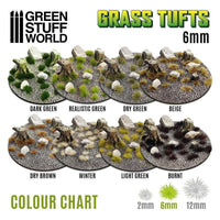 Grass Tufts 6mm Self-Adhesive - BURNT - Gap Games