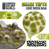 Grass Tufts 6mm Self-Adhesive - LIGHT GREEN - Gap Games