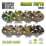 Grass Tufts 6mm Self-Adhesive - LIGHT GREEN - Gap Games