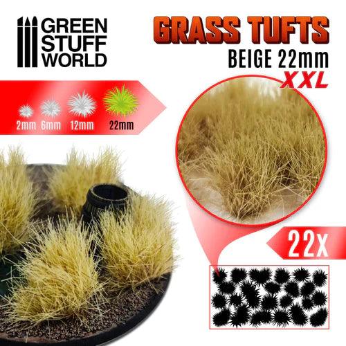 Grass Tufts XXL - 22mm Self-Adhesive - Beige - Gap Games