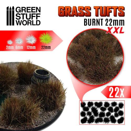 Grass Tufts XXL - 22mm Self-Adhesive - Burnt - Gap Games