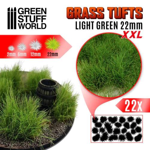 Grass Tufts XXL - 22mm Self-Adhesive - Light Green - Gap Games