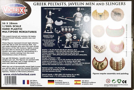 Greek Peltasts, Javelin Men and Slingers - Gap Games