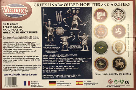 Greek Unarmoured Hoplites and Archers - Gap Games