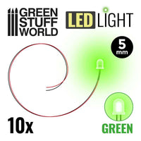 GREEN STUFF WORLD Green LED Lights - 5mm