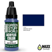 GREEN STUFF WORLD Acrylic Color - Abyss Blue 17ml - Gap Games