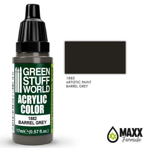 GREEN STUFF WORLD Acrylic Color - Barrel Grey 17ml - Gap Games