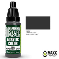 GREEN STUFF WORLD Acrylic Color - Blackroot Grey 17ml - Gap Games