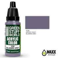 GREEN STUFF WORLD Acrylic Color - Bluebird Grey 17ml - Gap Games