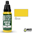 GREEN STUFF WORLD Acrylic Color - Cyber Yellow 17ml - Gap Games