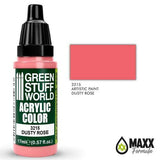 GREEN STUFF WORLD Acrylic Color - Dusty Rose 17ml - Gap Games