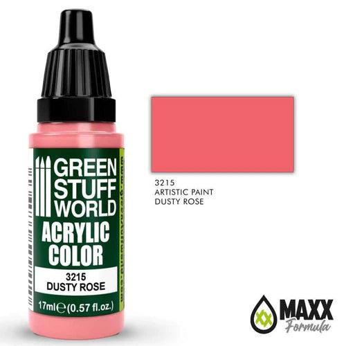 GREEN STUFF WORLD Acrylic Color - Dusty Rose 17ml - Gap Games