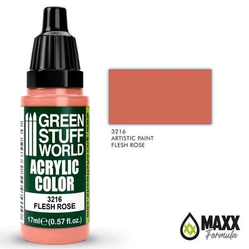 GREEN STUFF WORLD Acrylic Color - Flesh Rose 17ml - Gap Games
