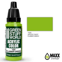 GREEN STUFF WORLD Acrylic Color - Flubber Green 17ml - Gap Games