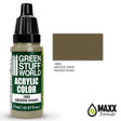 GREEN STUFF WORLD Acrylic Color - Gengis Khaki 17ml - Gap Games