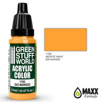 GREEN STUFF WORLD Acrylic Color - Go Mango 17ml - Gap Games