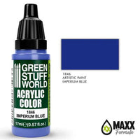 GREEN STUFF WORLD Acrylic Color - Imperium Blue 17ml - Gap Games