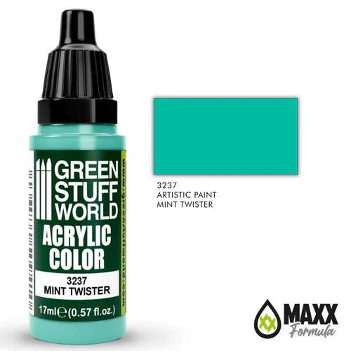 GREEN STUFF WORLD Acrylic Color - Mint Twister 17ml - Gap Games