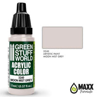 GREEN STUFF WORLD Acrylic Color - Moon Mist Grey 17ml - Gap Games