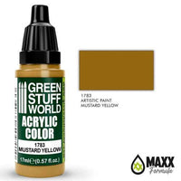 GREEN STUFF WORLD Acrylic Color - Mustard Yellow 17ml - Gap Games
