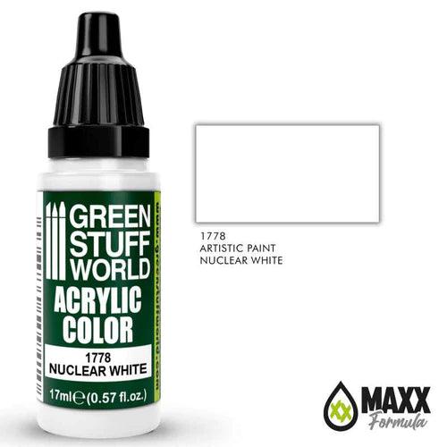 GREEN STUFF WORLD Acrylic Color - Nuclear White 17ml - Gap Games