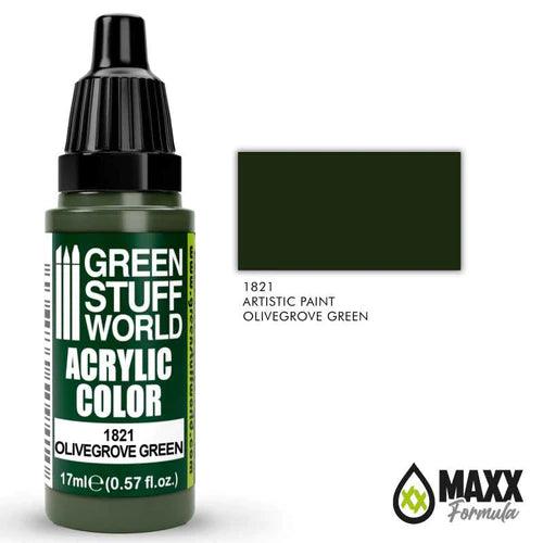 GREEN STUFF WORLD Acrylic Color - Olivegrove Green 17ml - Gap Games