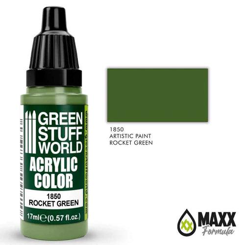 GREEN STUFF WORLD Acrylic Color - Rocket Green 17ml - Gap Games