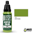 GREEN STUFF WORLD Acrylic Color - Rotten Green 17ml - Gap Games