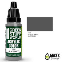 GREEN STUFF WORLD Acrylic Color - Slate Grey 17ml - Gap Games