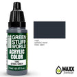 GREEN STUFF WORLD Acrylic Color - Steel Grey 17ml - Gap Games