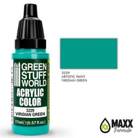 GREEN STUFF WORLD Acrylic Color - Viridian Green 17ml - Gap Games