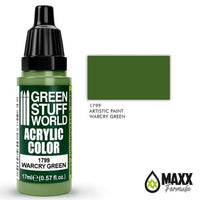 GREEN STUFF WORLD Acrylic Color - Warcry Green 17ml - Gap Games