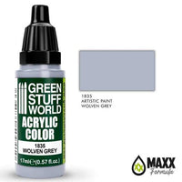 GREEN STUFF WORLD Acrylic Color - Wolven Grey 17ml - Gap Games