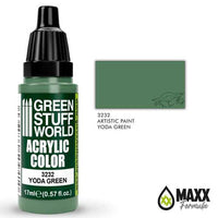 GREEN STUFF WORLD Acrylic Color - Yoda Green 17ml - Gap Games