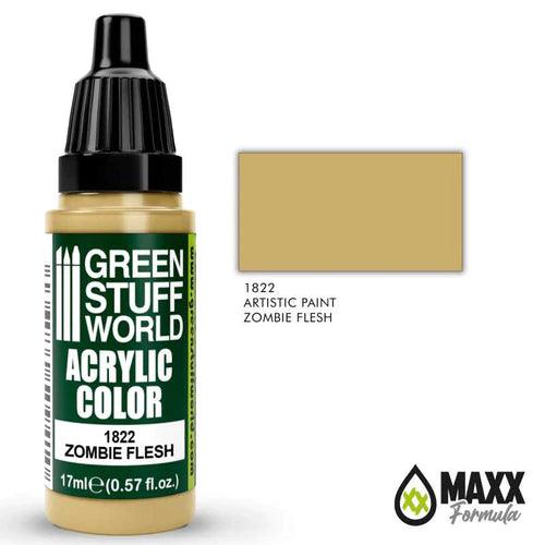 GREEN STUFF WORLD Acrylic Color - Zombie Flesh 17ml - Gap Games
