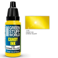GREEN STUFF WORLD Candy Ink Citrine Yellow 17ml - Gap Games