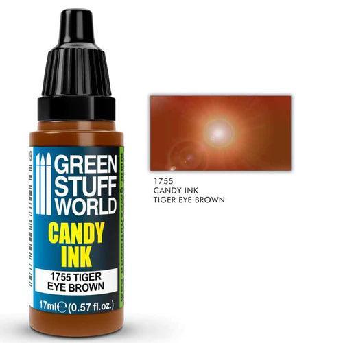 GREEN STUFF WORLD Candy Ink Tiger Eye Brown 17ml - Gap Games