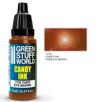 GREEN STUFF WORLD Candy Ink Tiger Eye Brown 17ml - Gap Games