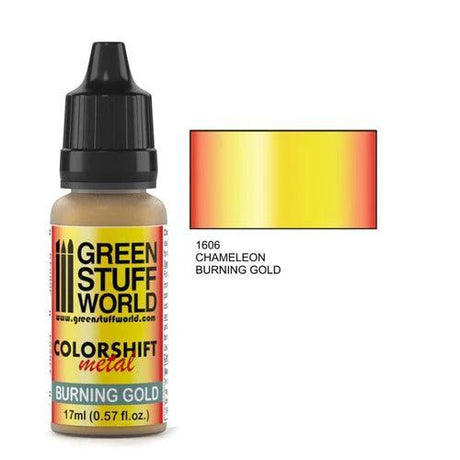 GREEN STUFF WORLD Chameleon Burning Gold 17ml - Gap Games
