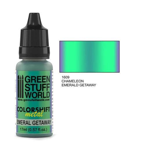 GREEN STUFF WORLD Chameleon Emerald Getaway 17ml - Gap Games