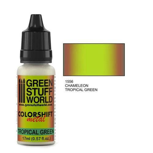 GREEN STUFF WORLD Chameleon Tropical Green 17ml - Gap Games