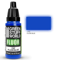 GREEN STUFF WORLD Fluor Paint Blue 17ml - Gap Games