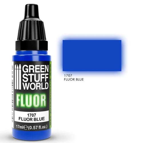 GREEN STUFF WORLD Fluor Paint Blue 17ml - Gap Games