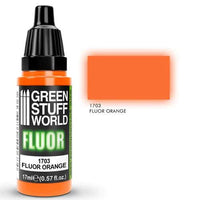 GREEN STUFF WORLD Fluor Paint Orange 17ml - Gap Games
