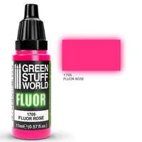 GREEN STUFF WORLD Fluor Paint Rose 17ml - Gap Games