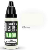 GREEN STUFF WORLD Fluor Paint White 17ml - Gap Games
