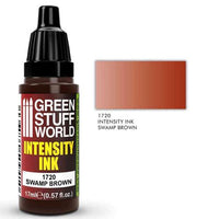 GREEN STUFF WORLD Intensity Ink Swamp Brown 17ml - Gap Games