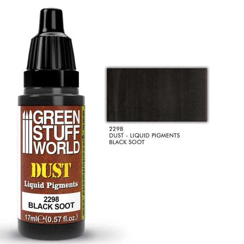 GREEN STUFF WORLD Liquid Pigments Black Soot 17ml - Gap Games