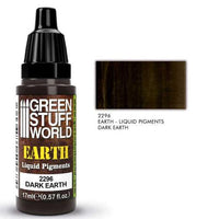 GREEN STUFF WORLD Liquid Pigments Dark Earth 17ml - Gap Games