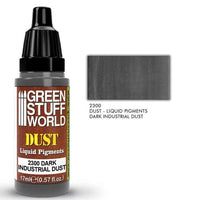 GREEN STUFF WORLD Liquid Pigments Dark Industrial Dust 17ml - Gap Games